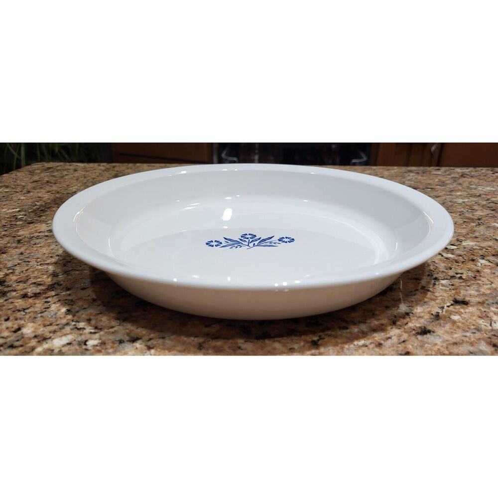 Vintage Corning Ware Blue Cornflower Pie Plate P-309 9”x1.25” - Picture 4 of 6